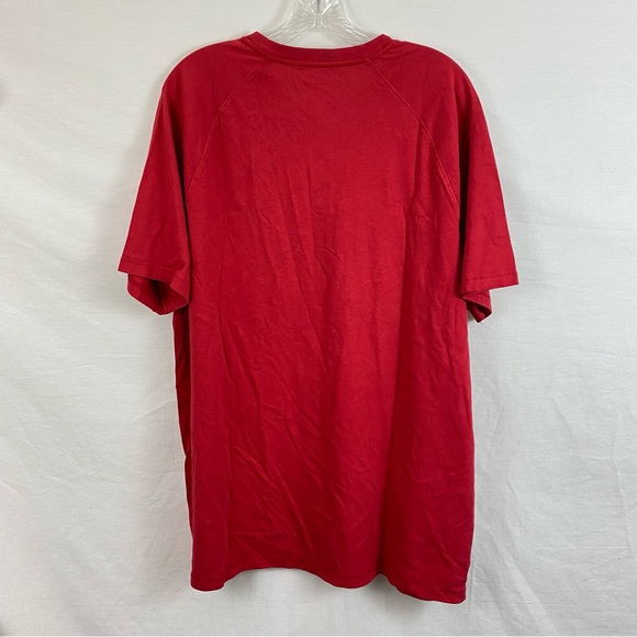 Goodfellow Henley Shirt Men's Extra Large Regular Fit Short Sleeve Red New - Picture 8 of 8